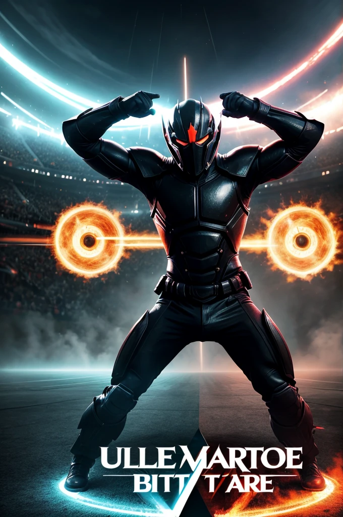 Create a logo with title "ultimate battle" for a tournament organisation