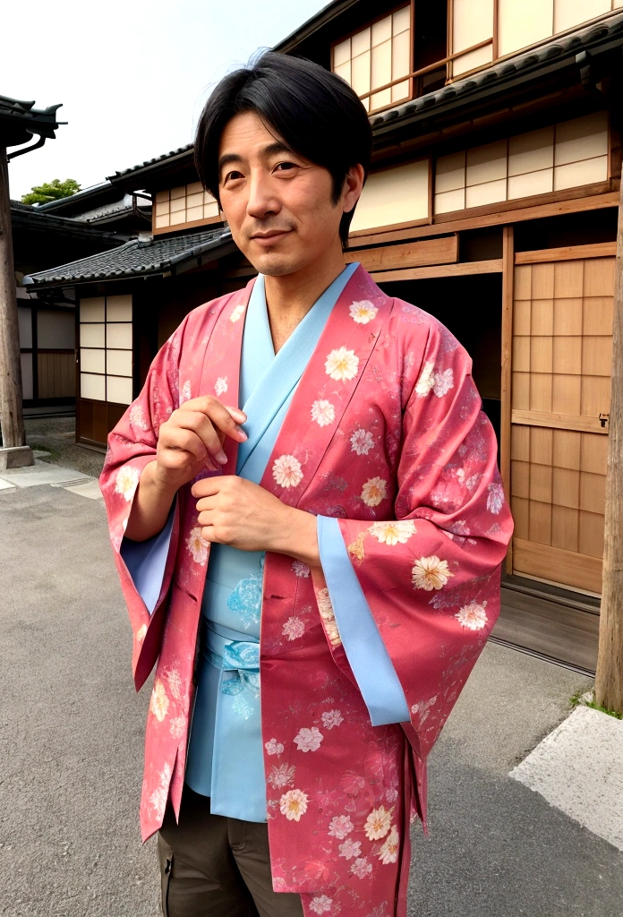 Cool Uncle　male　Japanese　adiposeness　looking at the camera　Farbe