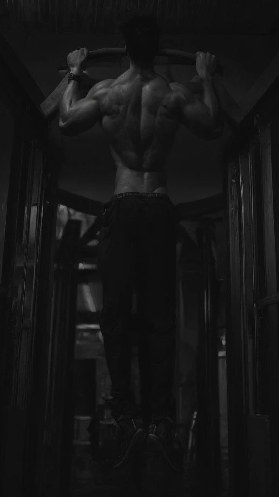 Male muscular body