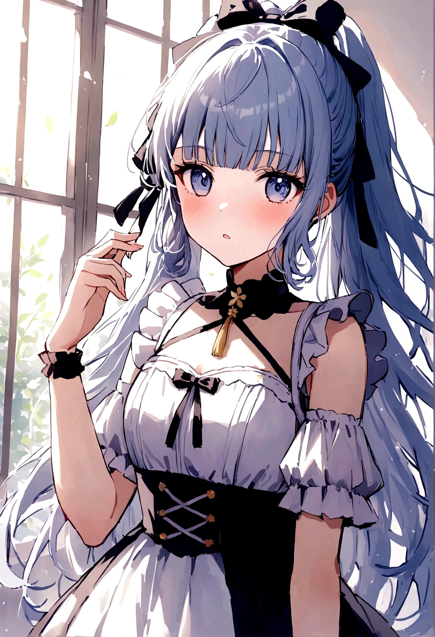 Kamisato Ayaka,Pick up the sword, Girl