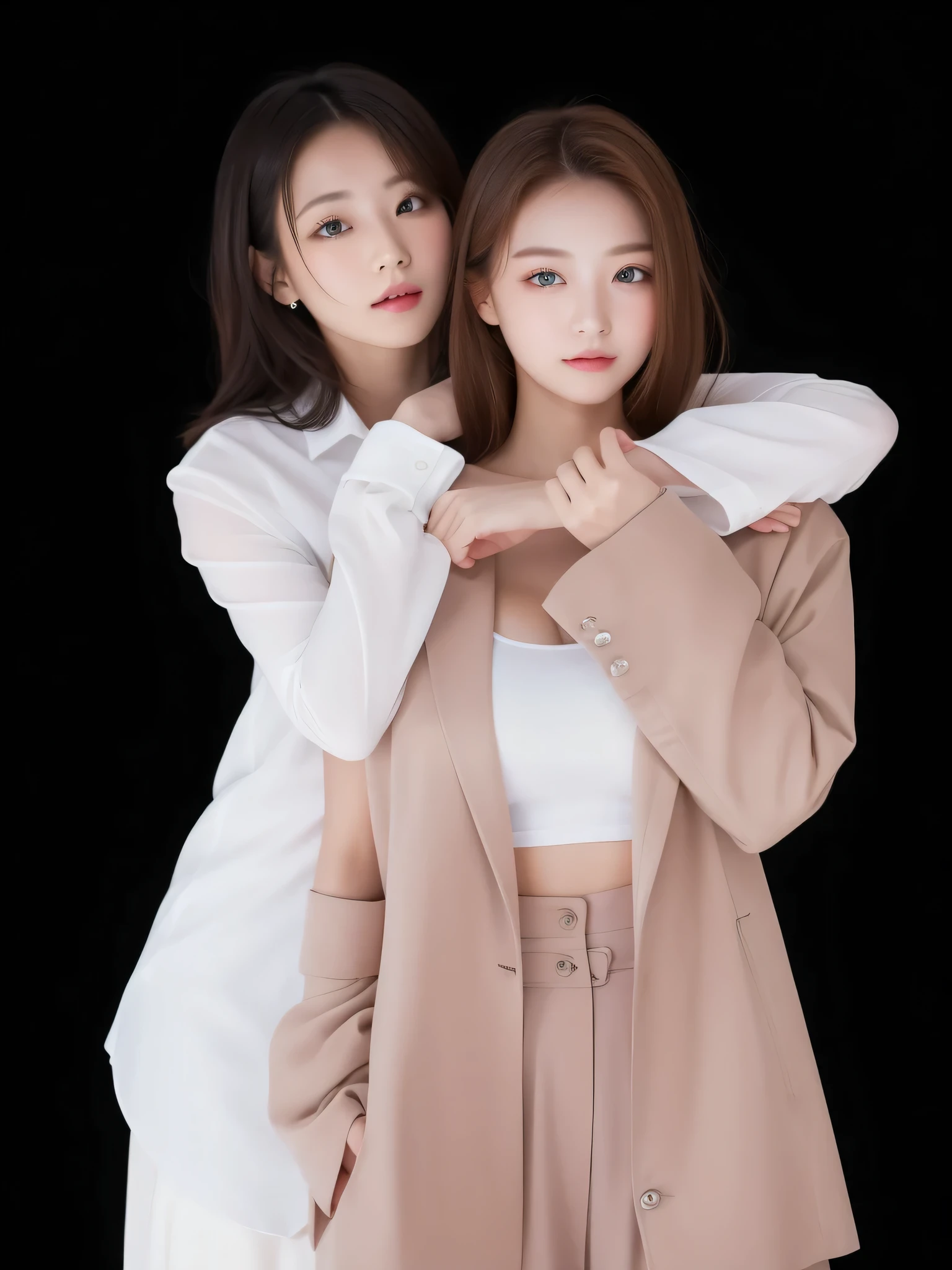 Girlfriend photo，Two beauties