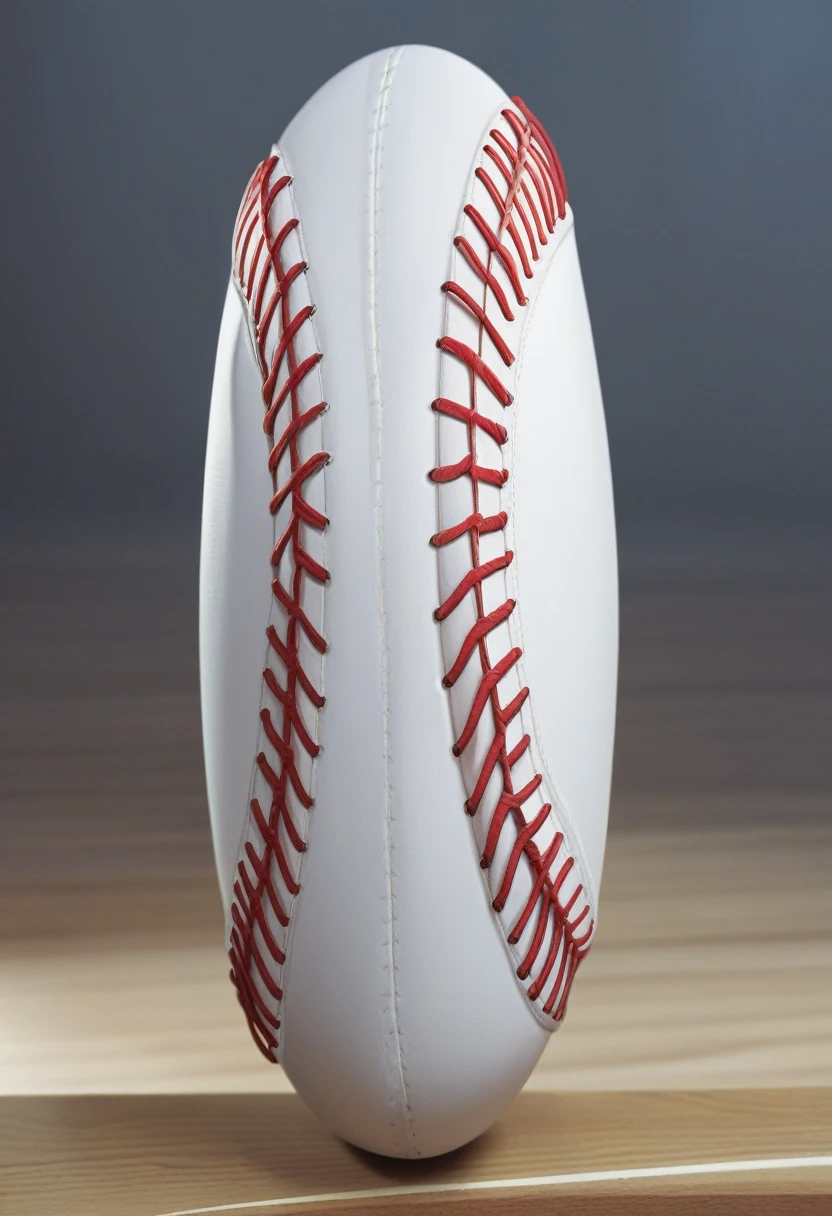 a close up of a baseball on a wooden table with a gray background, baseball, baseball bat, Close-up photo, Center shot, wide detail, Basic, Digital Enhancement, Close-up portrait, Stock Image, Portrait Shot, Profile photo, picture, subtle details, wide, The rule of thirds!!!!, Wallpapers – 1 0 2 4, fan favorite, closeup Portrait Shot, Digital Rendering