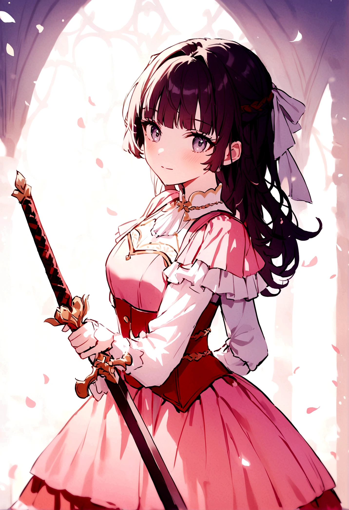 Kamisato Ayaka,Pick up the sword,Teenage Girl