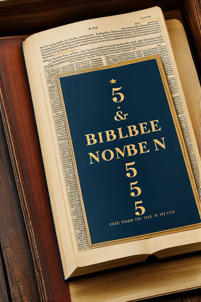 Bible and number 5