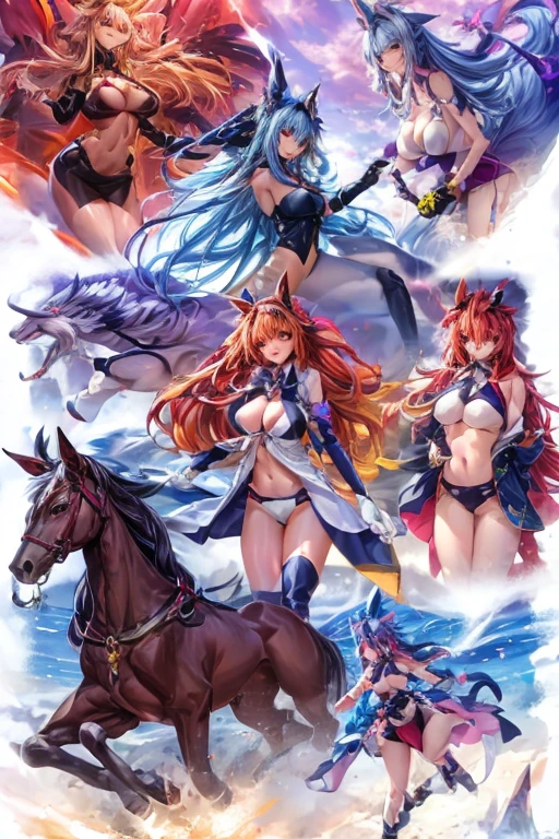 animal illustrations,mixed species,different kinds of animals,various species,diverse animals,digimon evolution,Ultimate Evolution,perfect body,ultimate body,horse,There is personification,digimon evolution,Ultimate Evolution,perfect body,ultimate body,UFO,There is a horse,There is personification animation comprehensive,Multiple animal races,Fully anthropomorphic(Beast ears and tail),Lots of beautieany dancers,Lots of beauties
