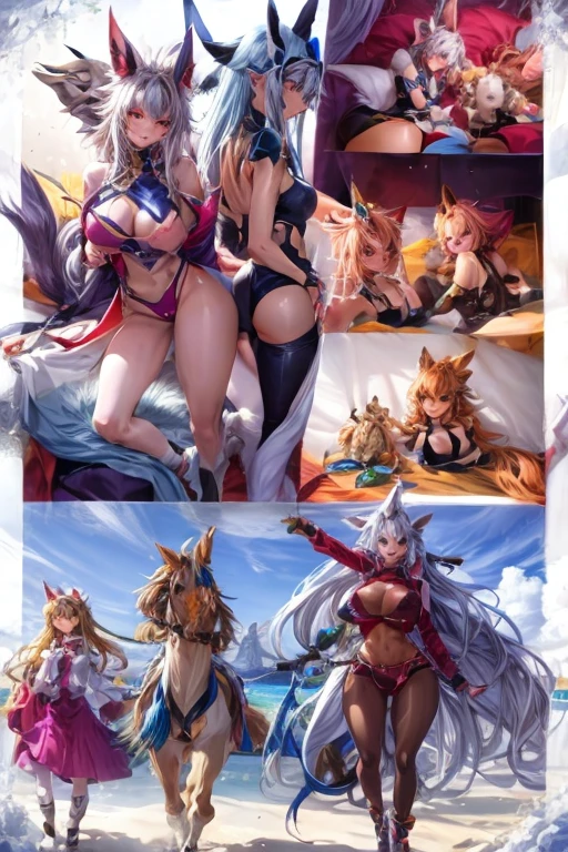 animal illustrations,mixed species,different kinds of animals,various species,diverse animals,digimon evolution,Ultimate Evolution,perfect body,ultimate body,horse,There is personification,digimon evolution,Ultimate Evolution,perfect body,ultimate body,UFO,There is a horse,There is personification animation comprehensive,Multiple animal races,Fully anthropomorphic(Beast ears and tail),Lots of beautieany dancers,Lots of beauties