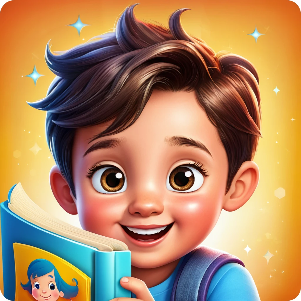 mobile app icon about ??? stories