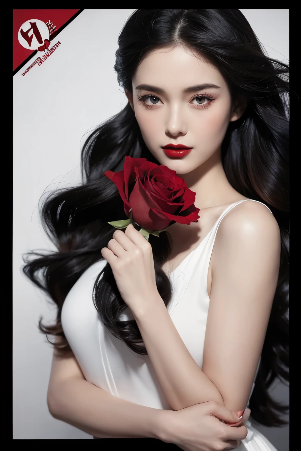 masterpiece, hyperdetailed face, realistic teeth and superdetailed big eyes, two woman holding a rose in her hand standing ferry in Saigon river background with clean air and pure river water see bottom, gorgeous two beauty woman smile actractive and pink mini rose in hair, beautiful retro art, holding red and green roses, vintage noir, artstyle tom bagshaw, gorgeous art, by Mark Brooks, red and golden and magenta roses, beautiful artwork, by Glen Angus, UHD, 48K