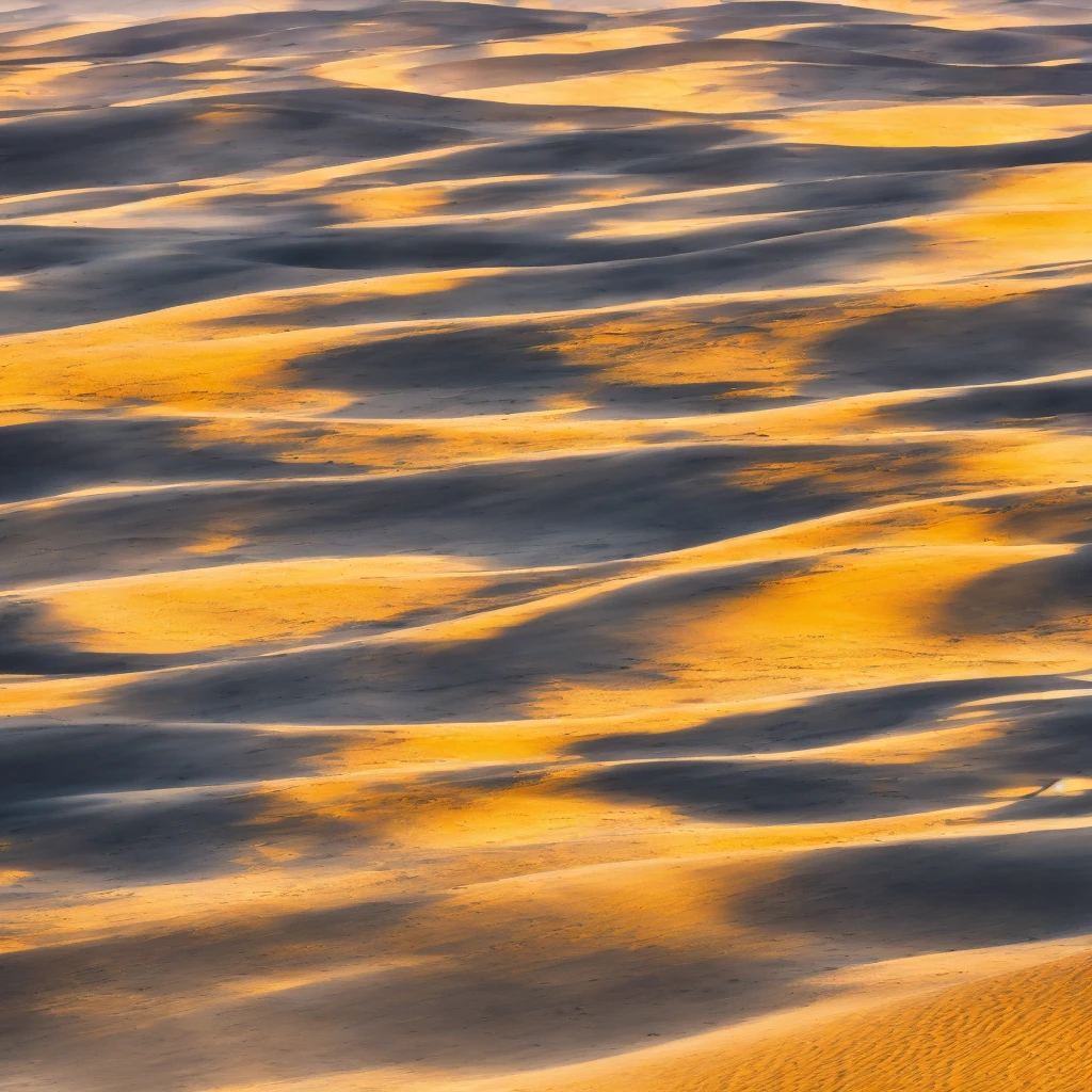 A vast landscape of a huge desert, in the foreground we have large and beautiful sand dunes, the sand is too fine, The colors of this sand are warm and earthy colors, It gives the impression that they move in a zig zag pattern in the wind., In the background, you can see huge mountains that combine with the image and the third plane is a beautiful night sky where you can see constellations of stars that shine in multiple colors, generating an atmosphere of something never before seen by humans., from another world. ((high quality)) ((Masterpiece)) ((Photography)) ((high resolution)) ((HD))