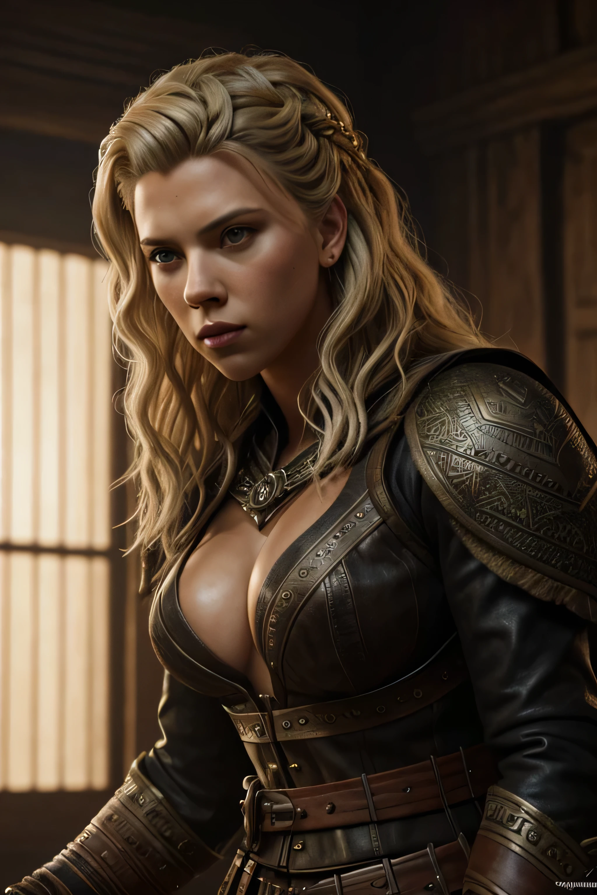 Scarlett Johansson wearing lagertha custome from games of thrones , hugging a muscle gorilla from el congo,dynamic pose, 3D, (8k), Detailed texture,(hyperdetailed), (photo realist), cinematographic light, cinematographic action, Very detailed, realist, Isometric, whole body, within, Driven expression, Dark theme, (extremely detailed eyes), detailed symmetric realist face, extremely detailed natural texture, Masterpiece, extremely detailed, amazing, good detail, rich colors, hyper realist lifelike texture, dramatic lighting, unreal engine, trend at the art station, photo realist, raw photo, high quality, High resolution, sharp focus, extremely detailed, cinematographic lighting, 8k, High Definition, cinematographic, neoprene, unreal engine 5, Ultra Sharp Focus