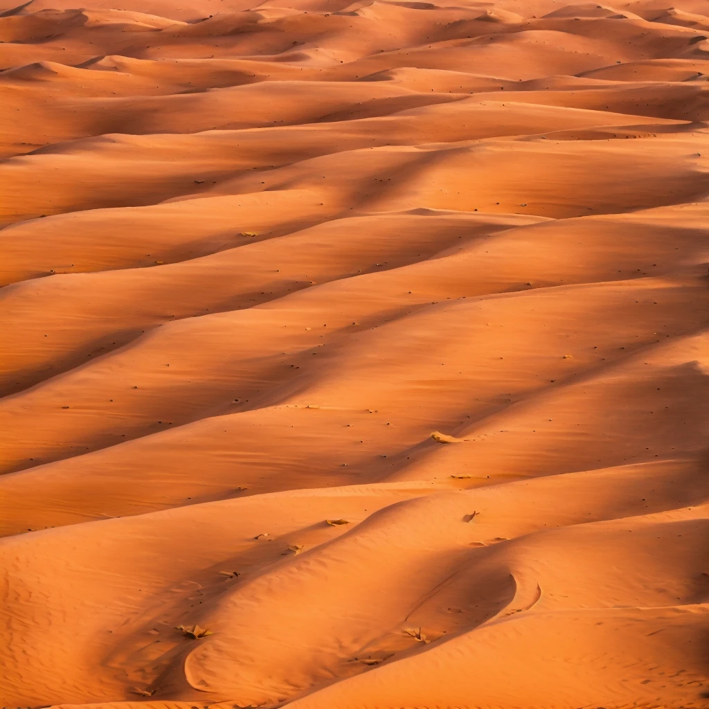 A vast landscape of a huge desert, in the foreground we have large and beautiful sand dunes, the sand is too fine, The colors of this sand are warm and earthy colors, It gives the impression that they move in a zig zag pattern in the wind., In the background, you can see huge mountains that combine with the image and the third plane is a beautiful night sky where you can see constellations of stars that shine in multiple colors, generating an atmosphere of something never before seen by humans., from another world. ((high quality)) ((Masterpiece)) ((Photography)) ((high resolution)) ((HD))