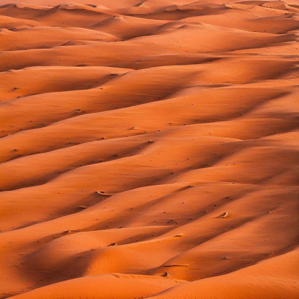 A vast landscape of a huge desert, in the foreground we have large and beautiful sand dunes, the sand is too fine, The colors of this sand are warm and earthy colors, It gives the impression that they move in a zig zag pattern in the wind., In the background, you can see huge mountains that combine with the image and the third plane is a beautiful night sky where you can see constellations of stars that shine in multiple colors, generating an atmosphere of something never before seen by humans., from another world. ((high quality)) ((Masterpiece)) ((Photography)) ((high resolution)) ((HD))