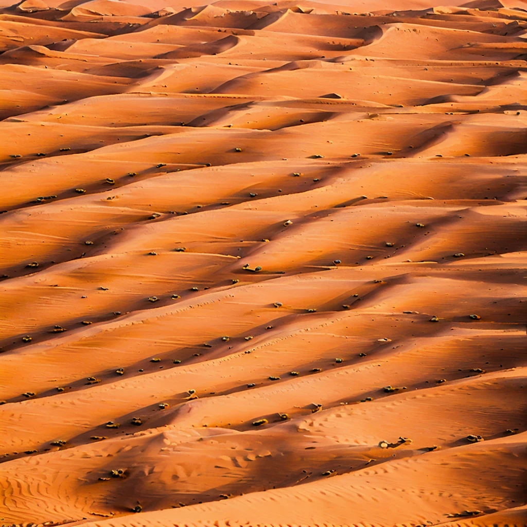 A vast landscape of a huge desert, in the foreground we have large and beautiful sand dunes, the sand is too fine, The colors of this sand are warm and earthy colors, It gives the impression that they move in a zig zag pattern in the wind., In the background, you can see huge mountains that combine with the image and the third plane is a beautiful night sky where you can see constellations of stars that shine in multiple colors, generating an atmosphere of something never before seen by humans., from another world. ((high quality)) ((Masterpiece)) ((Photography)) ((high resolution)) ((HD))