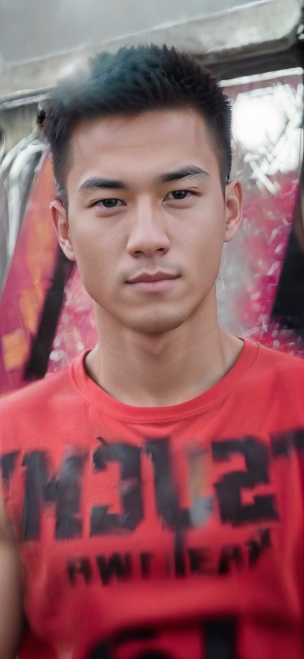 1man,
a 25 y.o muscular male wearing Red and white sports, Skateboarding field, Holding a skateboard, wearing a plain gray sweater,
soft lighting,
masterpiece, best quality, 8k uhd, dslr, film grain, Fujifilm XT3 photorealistic
