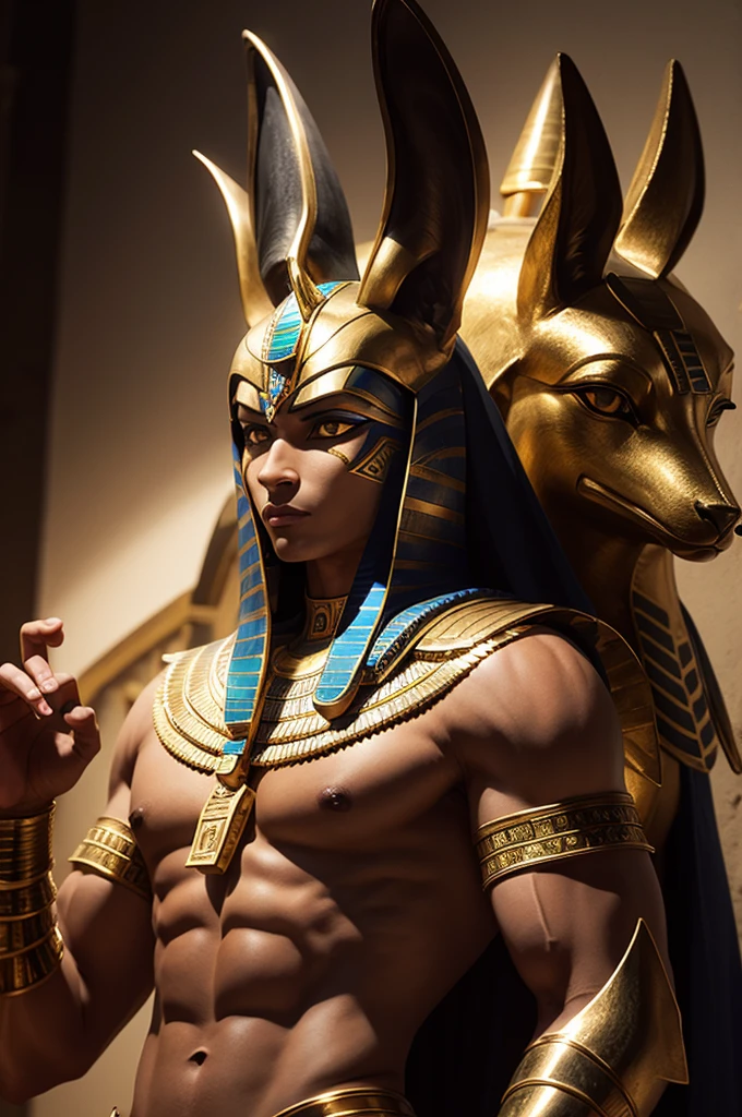Egyptian god ANUBIS 
