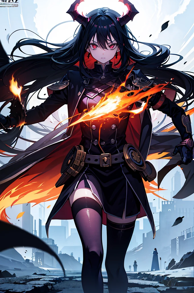 generate me a manga cover related to demons and the modern world