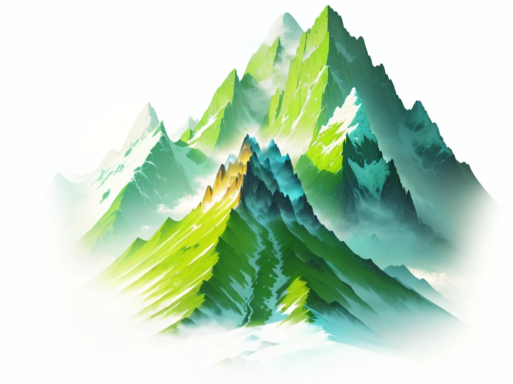 Mountain，masterpiece, best quality, (Extremely detailed CG unity 8k wallpaper), (best quality), (Best Illustration Award), (The best shadow), absurd, Realistic lighting, (abyss), Beautiful and delicate light, Artworks by Peter Mohr Bacher,