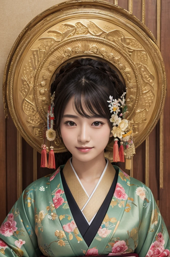((Highest quality)), ((masterpiece)), (detailed), Japanese, Commemorative photo