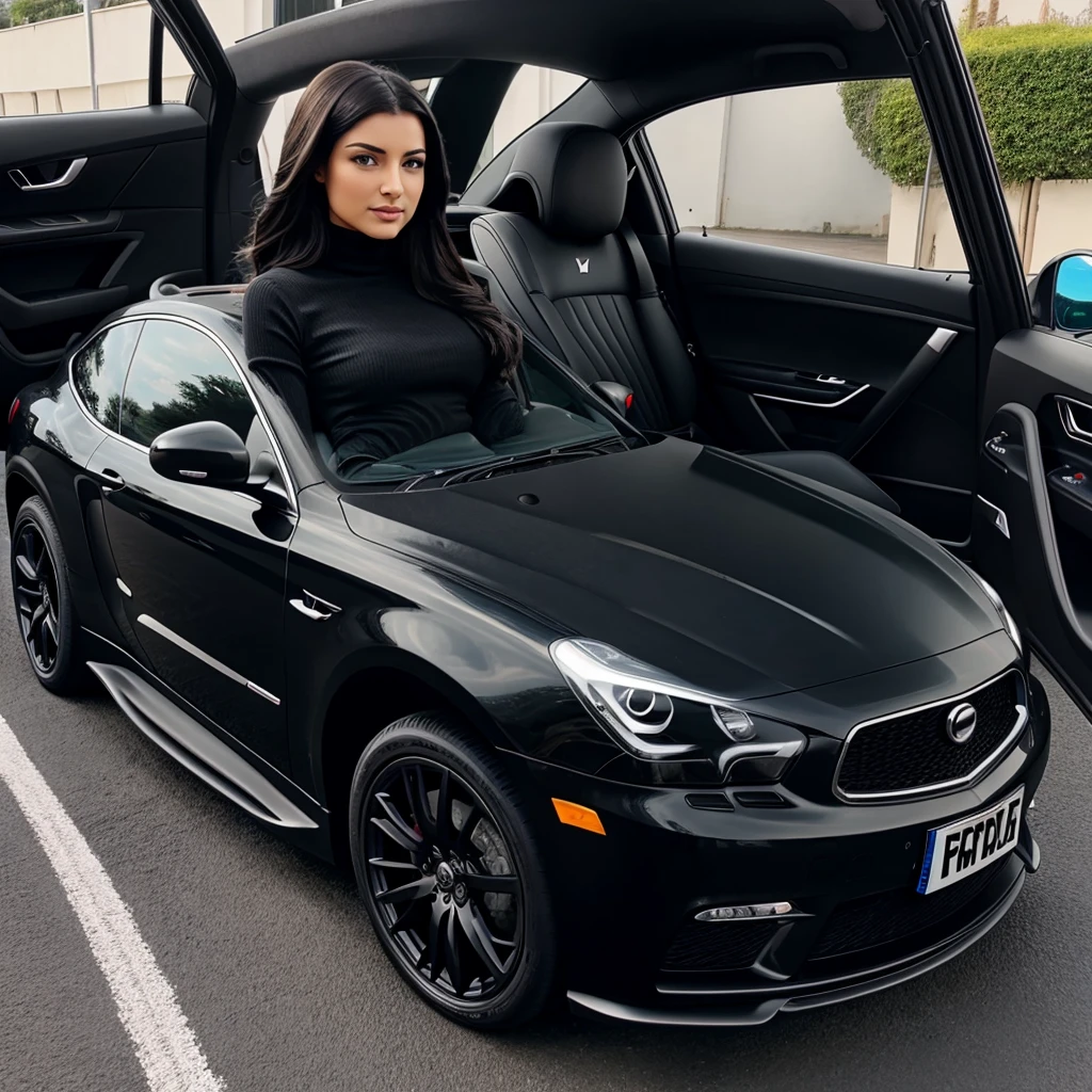 Super laxury car black colour 