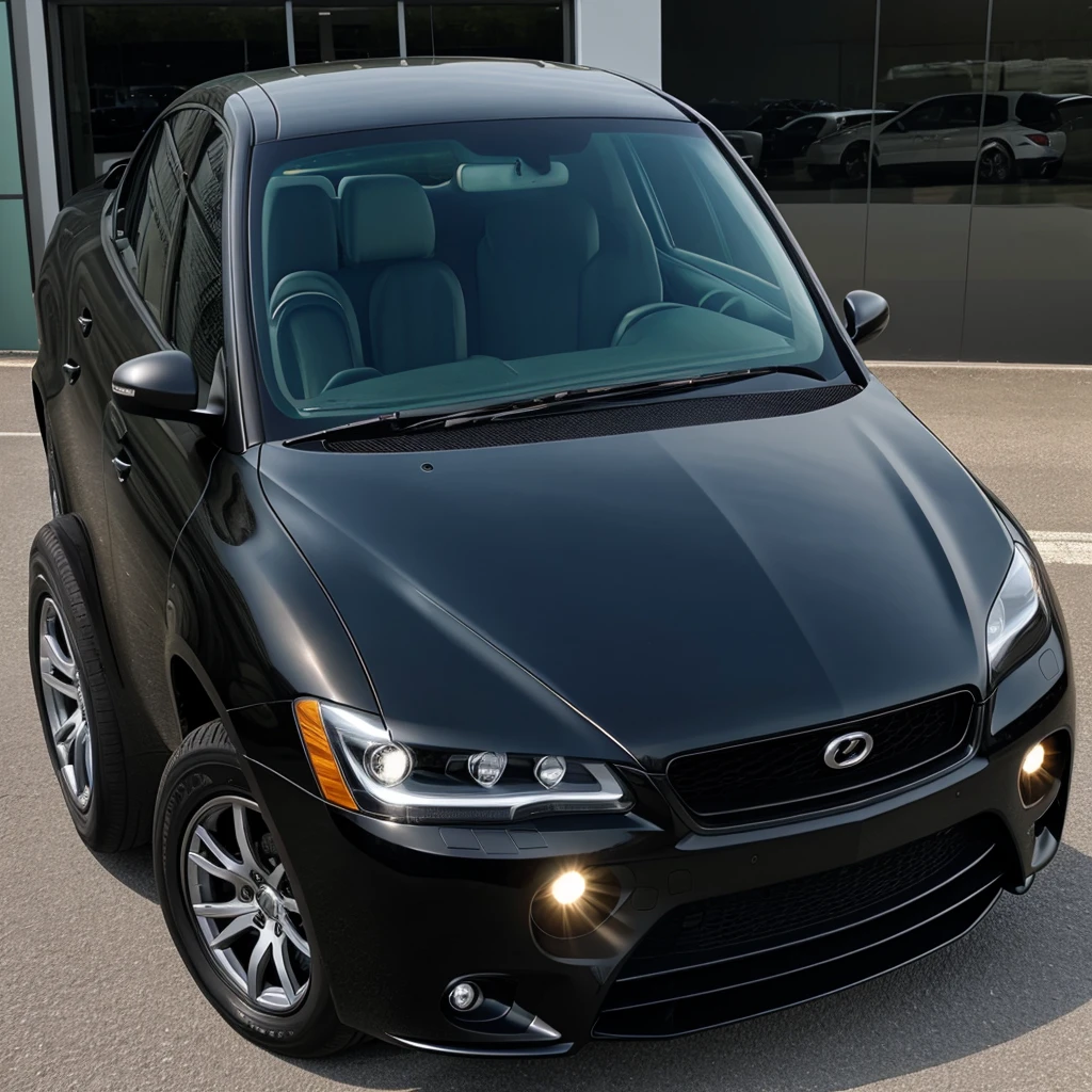 Super laxury car black colour