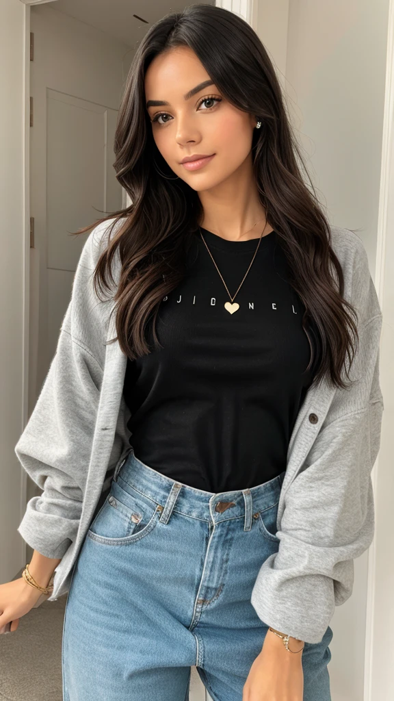 Girlfriend wearing jwellery