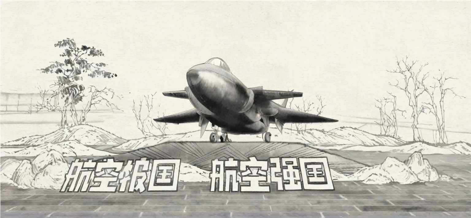 大量留White，White, White色背景, simple, Minimalism, Abstract,Hand Painted，Aesthetic，黑与White，Ink Painting，，Mountain，People from afar