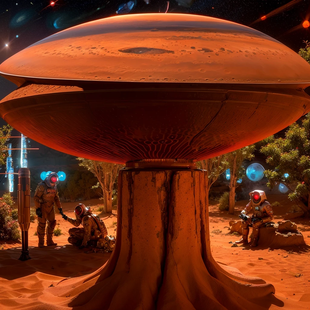 ((Mars)), ((real)), ((Highest quality)), ((masterpiece)), (detailed), (SCIENCE FICTION:2),
A bewitching red star『Mars』。
This red, mysteriously flickering planet was also a paradise for desires.。