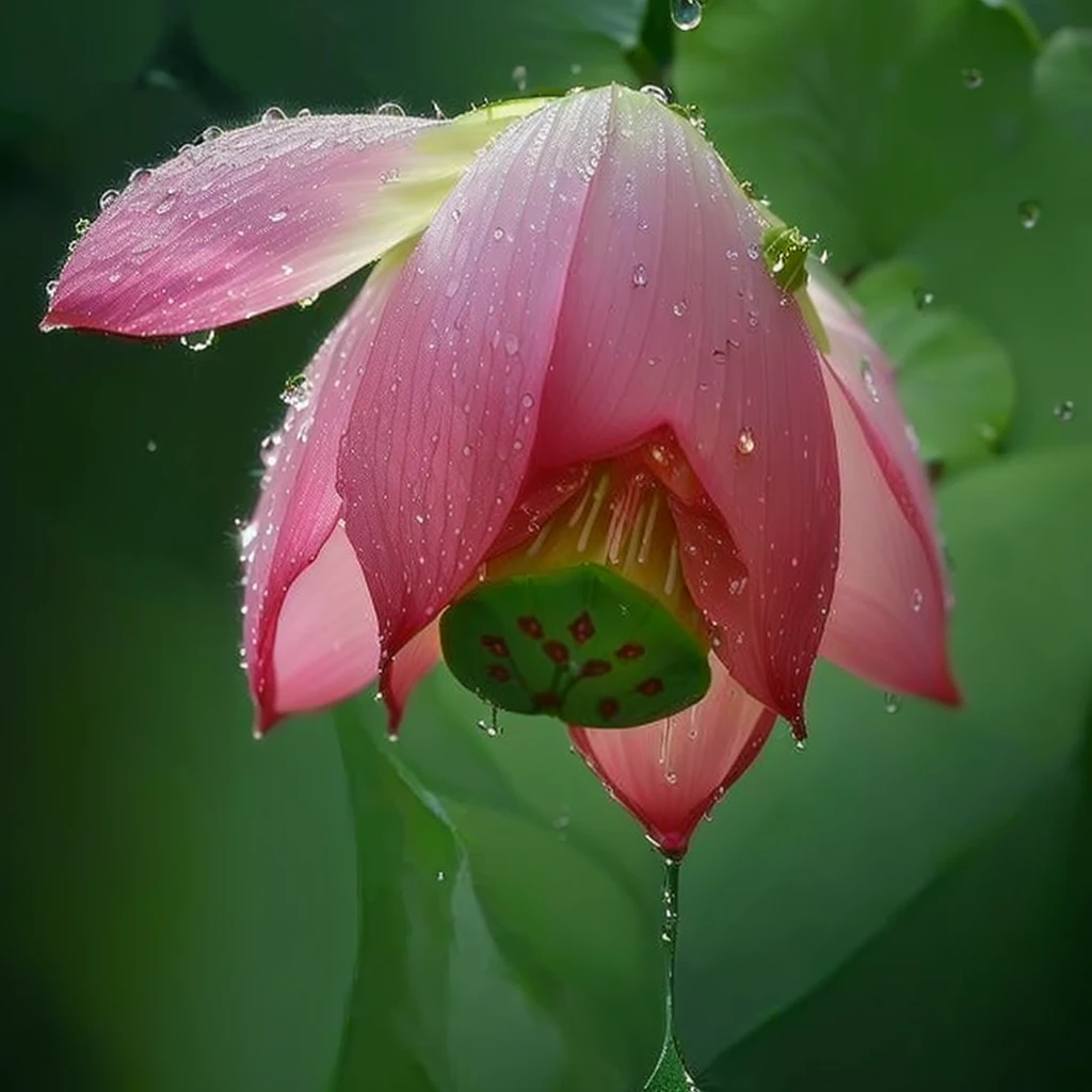 Water drops on Arava flower,There is a green leaf, very beautiful picture, lotus flower, Beautiful flowers, lotus flowers, Beautiful nature, lotus petals, with lotus flowers, beautiful picture, Beautiful images, really Beautiful nature, lotus, lotuses, dew drops, After the Rain, Wet by the rain, dew, Covered with water droplets
