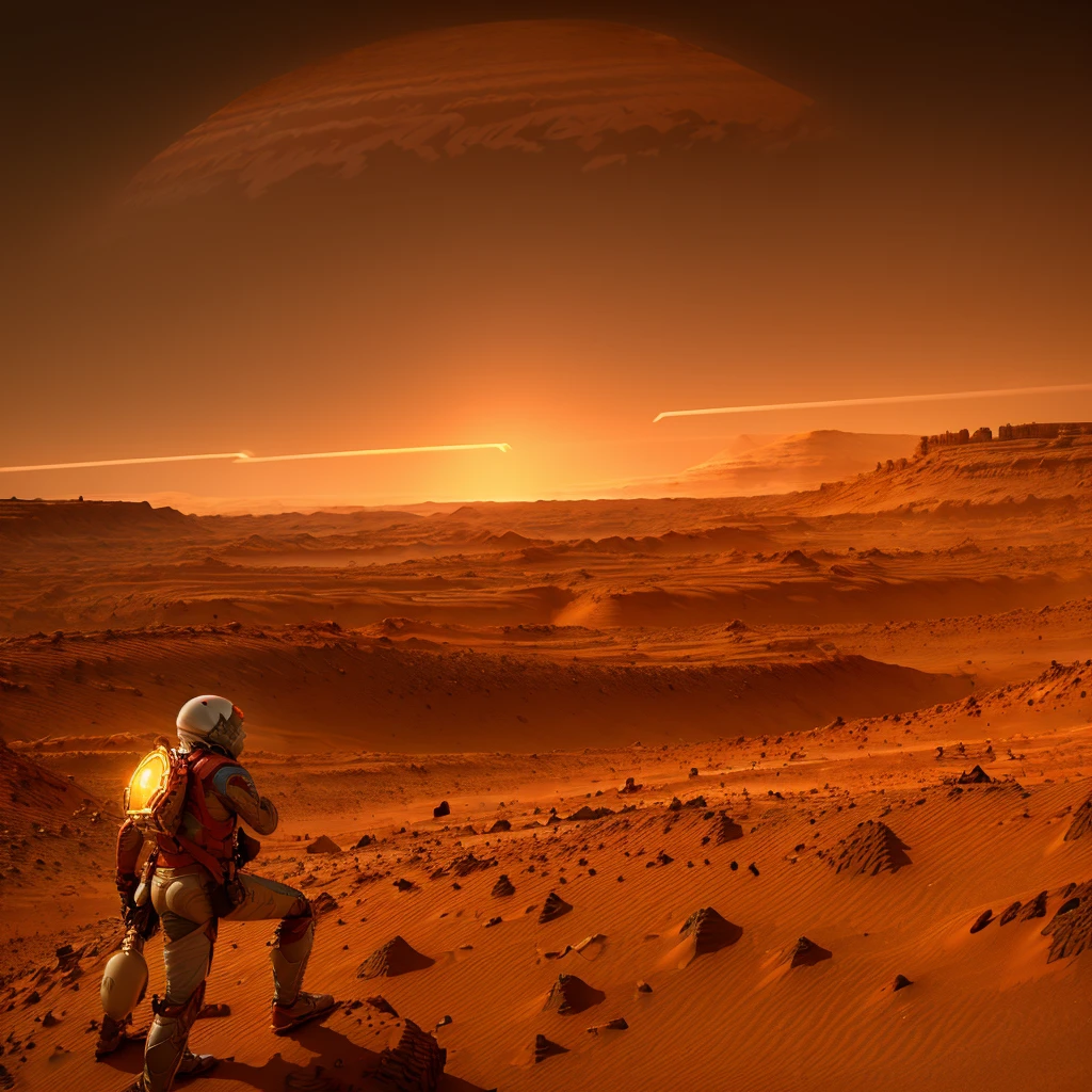 (Mars:1.5), (landscape:1.5), (real:1.5), ((Highest quality)), ((masterpiece)), (detailed), SCIENCE FICTION,