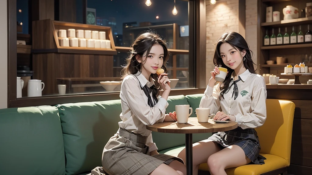 ((((((夜の暗いInside the Starbucks store))))))
(((((((The night view can be seen from the window)))))))
(((((Warm indirect lighting or candlelight)))))
8K、RAW Photos、Highest quality、Super detailed、Super Resolution、Ultra HD、8K壁紙、Amazing details
((A girl in a blazer uniform ((White blouse with formal collar, Blue Blazer,
Red Check Skirt, Red checkered ribbon on blouse)), Complete limbs, Full Finger, ))
(((((((Inside the Starbucks store、16-year-old high school girl)))))))、((((((Sit down and eat cake、Drink coffee、smile))))))、((Heart Necklace))
((((A crowded store))))
Modern interior:The chic design of the furniture and interior is arranged.、Creating a sophisticated space。
Soothing music:Relaxing jazz and acoustic background music、Enhances the mood at night。
Comfortable seats:Cushioned sofas and armchairs are provided.、You can stay comfortable even for long periods of time.。
Warm colours:Brown or beige、Warm colors such as deep green are used.、Creates a calm atmosphere。
Large windows:外の夜景を楽しめるLarge windowsがあり、It blends in with the city's nightscape.。
Green Interior:Potted plants are appropriately placed、Creates a natural and relaxing atmosphere。
artwork:Artworks and photographs by local artists are on display.、Enhances the atmosphere in the store。
Fragrance production:Coffee and cinnamon、The aroma of vanilla fills the store、Increases comfort。
Open Kitchen:バリスタの仕事が見えるOpen Kitchenがあり、You can also enjoy the work scenery.。
Unique Decoration:The decorations are themed according to the season.。
Community Table:A large table is installed.、You can also enjoy interacting with other guests.。
Private room space:There are private rooms and partitions to ensure privacy.、Ideal for those who want a quiet stay。
High-quality tableware:Stylish cups and plates are used、Enhances the appeal of your drinks and food。
Display Area:Coffee beans, mugs and other related products are displayed tastefully.。
Eco-friendly initiatives:Eco-friendly materials and recycling programs are implemented。
Friendly staff:Warm and friendly customer service、Increases in-store comfort。
Seasonal Menu:Seasonal special drinks and food are offered.、There's always something new to enjoy。
Acoustic Live:Occasional live performances and events、Create a special evening atmosphere。
8K、RAW Photos、Highest quality、masterpiece:1.2、Super detailed、Super Resolution、Ultra HD、8K壁紙、Amazing details、Photorealistic:1.4、Having fun by the water、Full Body Shot、Full body photo、High-resolution RAW color photos、Professional photos、A scene full of emotion、Very detailed and beautiful、Ultra HD、8K壁紙、Amazing details、Huge file sizes、Highly detailed beautiful girls、Highly detailed face Highly detailed eyes、Extremely realistic skin、 Highly detailed fingers, Highly detailed nose, Highly detailed mouth, Perfect Anatomy, Highly detailed background, Highly detailed clothing, Teen, cute女の子, Famous Japanese Idols, cute, Realistic body, Slender, White skin, Glowing Skin, Slim body, Realistic Face, Delicate eyes, double eyelid,