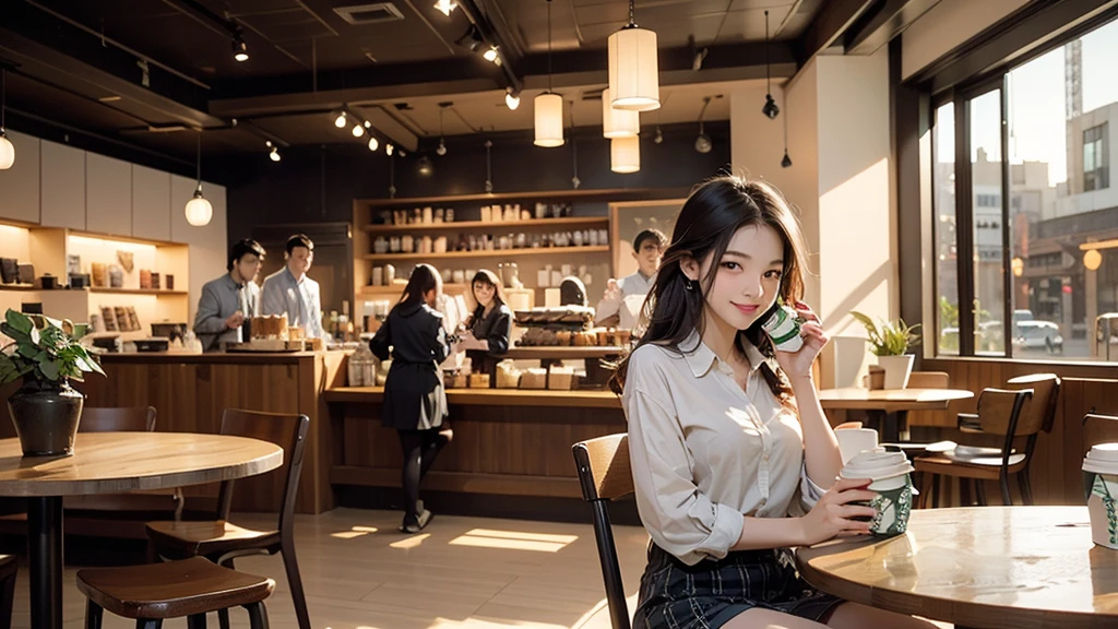 ((((((夜の暗いInside the Starbucks store))))))
(((((((The night view can be seen from the window)))))))
(((((Warm indirect lighting or candlelight)))))
((((((Inside a store with many people))))))
8K、RAW Photos、Highest quality、Super detailed、Super Resolution、Ultra HD、8K壁紙、Amazing details
((A girl in a blazer uniform ((White blouse with formal collar, Blue Blazer,
Red Check Skirt, Red checkered ribbon on blouse)), Complete limbs, Full Finger, ))
(((((((Inside the Starbucks store、-yeld hischool gi)))、((((((Sit down and eat cake、Drink coffee、smile))))))、((Heart Necklace))
Modern interior:The chic design of the furniture and interior is arranged.、Creating a sophisticated space。
Soothing music:Relaxing jazz and acoustic background music、Enhances the mood at night。
Comfortable seats:Cushioned sofas and armchairs are provided.、You can stay comfortable even for long periods of time.。
Warm colours:Brown or beige、Warm colors such as deep green are used.、Creates a calm atmosphere。
Large windows:外の夜景を楽しめるLarge windowsがあり、It blends in with the city's nightscape.。
Green Interior:Potted plants are appropriately placed、Creates a natural and relaxing atmosphere。
artwork:Artworks and photographs by local artists are on display.、Enhances the atmosphere in the store。
Fragrance production:Coffee and cinnamon、The aroma of vanilla fills the store、Increases comfort。
Open Kitchen:バリスタの仕事が見えるOpen Kitchenがあり、You can also enjoy the work scenery.。
Unique Decoration:The decorations are themed according to the season.。
Community Table:A large table is installed.、You can also enjoy interacting with other guests.。
Private room space:There are private rooms and partitions to ensure privacy.、Ideal for those who want a quiet stay。
High-quality tableware:Stylish cups and plates are used、Enhances the appeal of your drinks and food。
Display Area:Coffee beans, mugs and other related products are displayed tastefully.。
Eco-friendly initiatives:Eco-friendly materials and recycling programs are implemented。
Friendly staff:Warm and friendly customer service、Increases in-store comfort。
Seasonal Menu:Seasonal special drinks and food are offered.、There's always something new to enjoy。
Acoustic Live:Occasional live performances and events、Create a special evening atmosphere。
8K、RAW Photos、Highest quality、masterpiece:1.2、Super detailed、Super Resolution、Ultra HD、8K壁紙、Amazing details、Photorealistic:1.4、Having fun by the water、Full Body Shot、Full body photo、High-resolution RAW color photos、Professional photos、A scene full of emotion、Very detailed and beautiful、Ultra HD、8K壁紙、Amazing details、Huge file sizes、Highly detailed beautiful girls、Highly detailed face Highly detailed eyes、Extremely realistic skin、 Highly detailed fingers, Highly detailed nose, Highly detailed mouth, Perfect Anatomy, Highly detailed background, Highly detailed clothing, Teen, cute女の子, Famous Japanese Idols, cute, Realistic body, Slender, White skin, Glowing Skin, Slim body, Realistic Face, Delicate eyes, double eyelid,