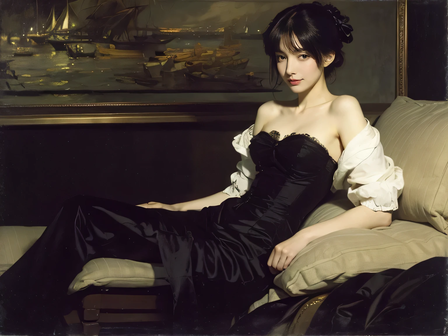 James Whistler's Nocturne.,smile,sexy
