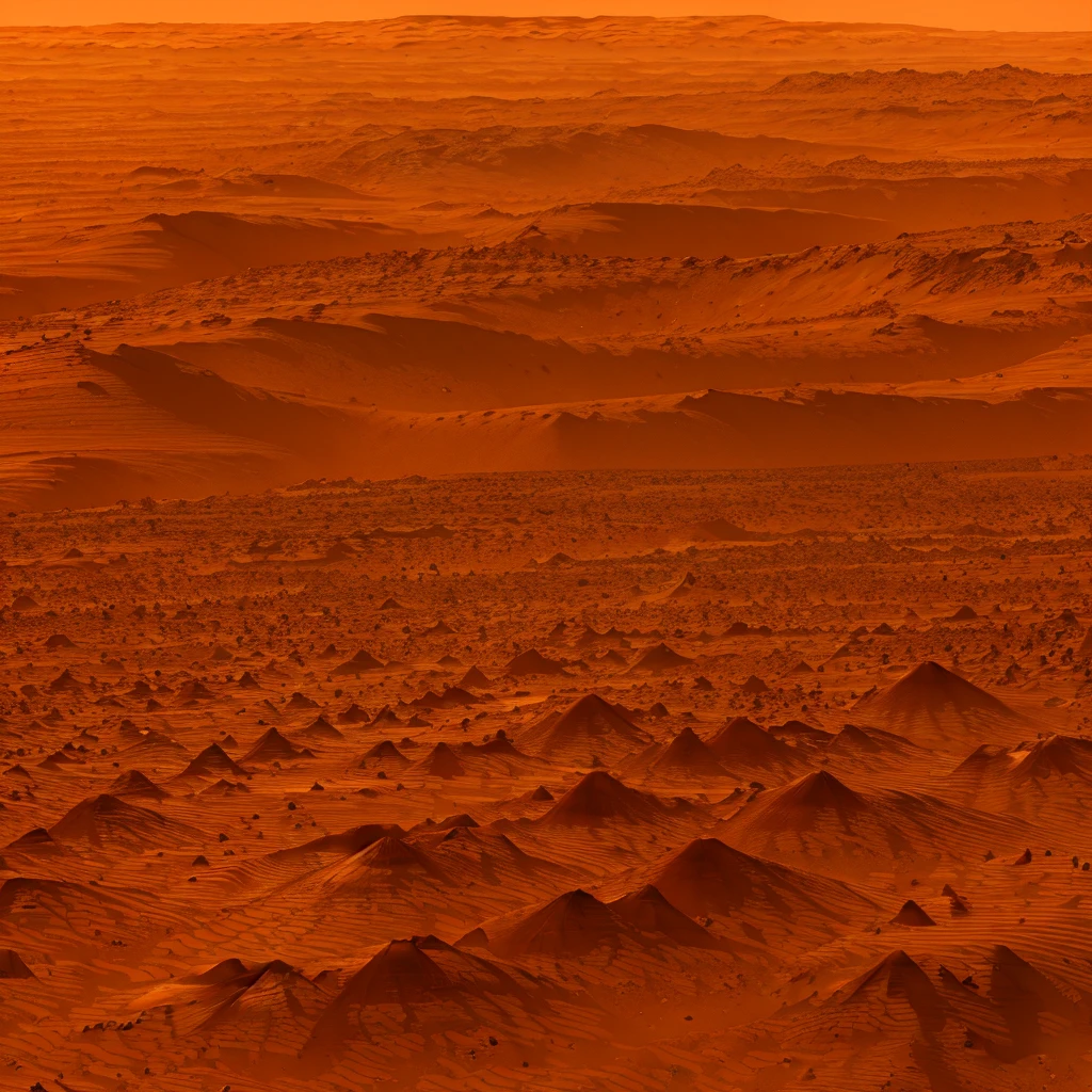 (Mars:1.5), (real:1.5), ((Highest quality)), ((masterpiece)), (detailed),
Melting the polar ice caps、A quarter century has passed since the human migration plan began.。
Current status of the late immigration plan。
Newly developed terraforming technology、
New towns being developed and constructed。