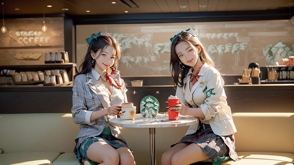 (((((Crossing your legs)))))
((((Emphasize cleavage))))
((((((夜の暗いInside the Starbucks store))))))
(((((((The night view can be seen from the window)))))))
(((((Warm indirect lighting or candlelight)))))
((((((Inside a store with many people))))))
(((Large windows:外の夜景を楽しめるLarge windowsがあり、It blends in with the city's nightscape.)))
8K、RAW Photos、Highest quality、Super detailed、Super Resolution、Ultra HD、8K壁紙、Amazing details
((((A girl in a blazer uniform ((White blouse with formal collar, Blue Blazer, Red Check Skirt, Red checkered ribbon on blouse)), Complete limbs, Full Finger, ))))
(((((((Inside the Starbucks store、-yeld hischool gi)))、((((((Sit down and eat cake、Drink coffee、smile))))))、((Heart Necklace))
Modern interior:The chic design of the furniture and interior is arranged.、Creating a sophisticated space。
Soothing music:Relaxing jazz and acoustic background music、Enhances the mood at night。
Comfortable seats:Cushioned sofas and armchairs are provided.、You can stay comfortable even for long periods of time.。
Warm colours:Brown or beige、Warm colors such as deep green are used.、Creates a calm atmosphere。
Green Interior:Potted plants are appropriately placed、Creates a natural and relaxing atmosphere。
artwork:Artworks and photographs by local artists are on display.、Enhances the atmosphere in the store。
Fragrance production:Coffee and cinnamon、The aroma of vanilla fills the store、Increases comfort。
Open Kitchen:バリスタの仕事が見えるOpen Kitchenがあり、You can also enjoy the work scenery.。
Unique Decoration:The decorations are themed according to the season.。
Community Table:A large table is installed.、You can also enjoy interacting with other guests.。
Private room space:There are private rooms and partitions to ensure privacy.、Ideal for those who want a quiet stay。
High-quality tableware:Stylish cups and plates are used、Enhances the appeal of your drinks and food。
Display Area:Coffee beans, mugs and other related products are displayed tastefully.。
Eco-friendly initiatives:Eco-friendly materials and recycling programs are implemented。
Friendly staff:Warm and friendly customer service、Increases in-store comfort。
Seasonal Menu:Seasonal special drinks and food are offered.、There's always something new to enjoy。
Acoustic Live:Occasional live performances and events、Create a special evening atmosphere。
8K、RAW Photos、Highest quality、masterpiece:1.2、Super detailed、Super Resolution、Ultra HD、8K壁紙、Amazing details、Photorealistic:1.4、Having fun by the water、Full Body Shot、Full body photo、High-resolution RAW color photos、Professional photos、A scene full of emotion、Very detailed and beautiful、Ultra HD、8K壁紙、Amazing details、Huge file sizes、Highly detailed beautiful girls、Highly detailed face Highly detailed eyes、Extremely realistic skin、 Highly detailed fingers, Highly detailed nose, Highly detailed mouth, Perfect Anatomy, Highly detailed background, Highly detailed clothing, Teen, cute女の子, Famous Japanese Idols, cute, Realistic body, Slender, White skin, Glowing Skin, Slim body, Realistic Face, Delicate eyes, double eyelid,