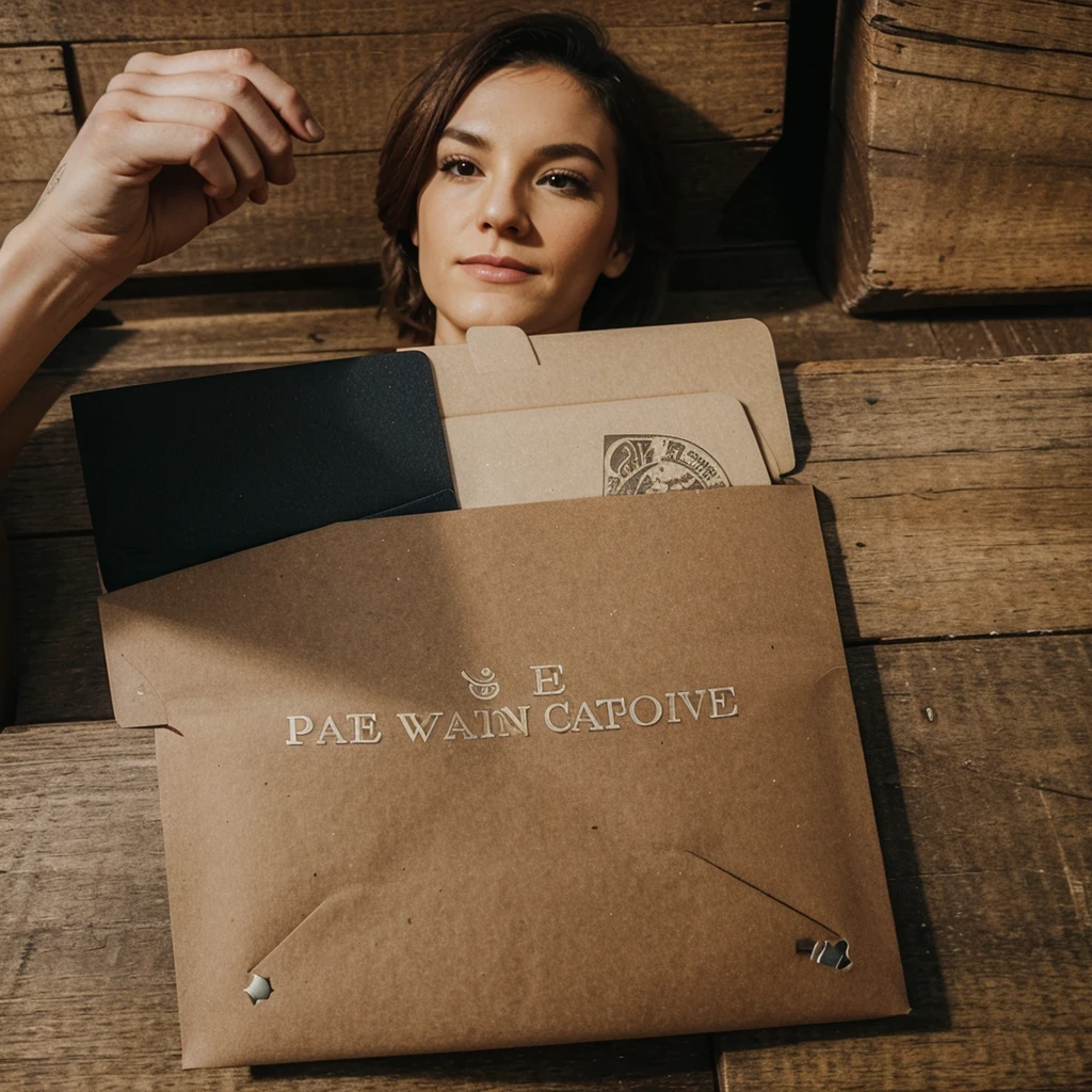 Smith weasson pistol envelope with a coffee artelatte