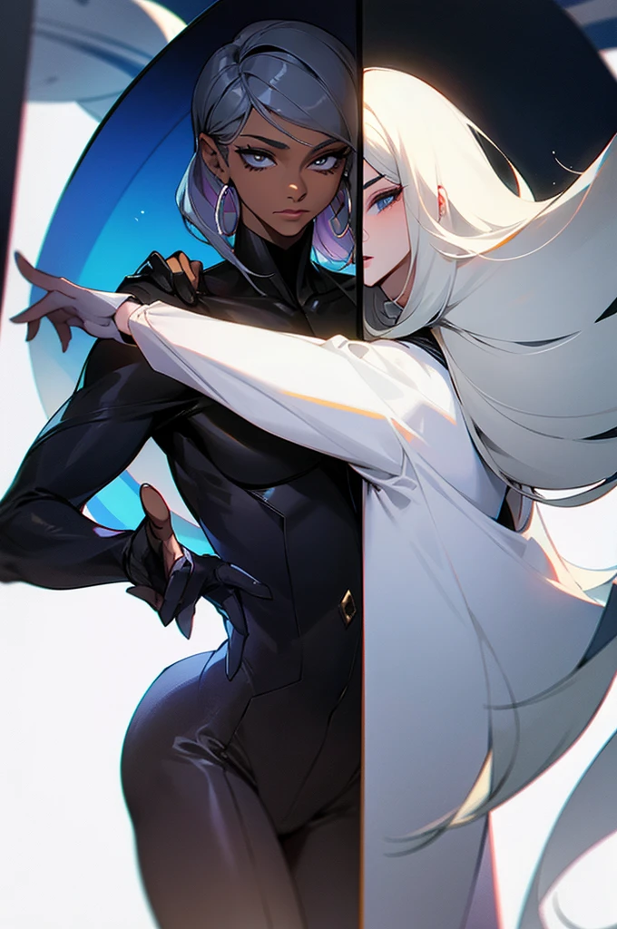 Black woman, white man