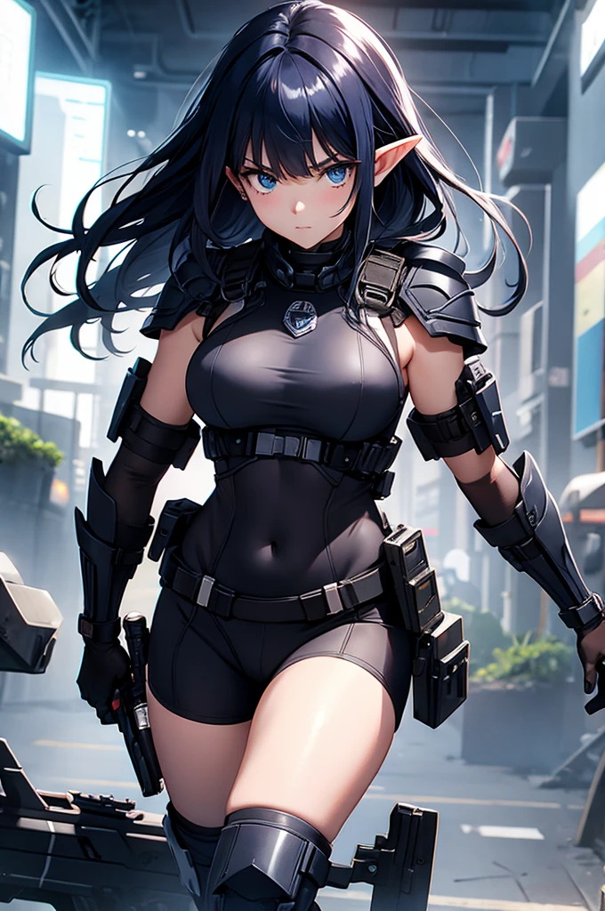 Beautiful female soldier in a green uniform holding a gun, tattered military gear, mechanized soldier girl, oversized mechanical exoskeleton arms and legs, inspired by Masamune Shirow, girl in mecha armor, mechanized valkyrie girl, cushart kenz, infantry girl, Bare Skin, Athletic Well Toned Body, sweaty skin, Barely Clothed, cammo patterns, Beautiful Face, dieselpunk Theme, Fiverr Dnd Character, Octane Render, Digital Art, Extreme Detail, 4k, Ultra Hd, Polished, Beautiful, Hyperdetailed, Intricate, Elaborate, Meticulous, Photorealistic, Sharp Focus, Wlop, Character Design, Unreal Engine, 3d Rendered, Volumetric Lighting, Reflections, Glossy, Digital Illustration, Pose, Suggestive Pose, Lewd, Full Body Shot, naked, nude, uncovered breasts, exposed breasts, exposed crotch, vissible nipples, puffy vagina, anatomically correct 💖❤💕💋