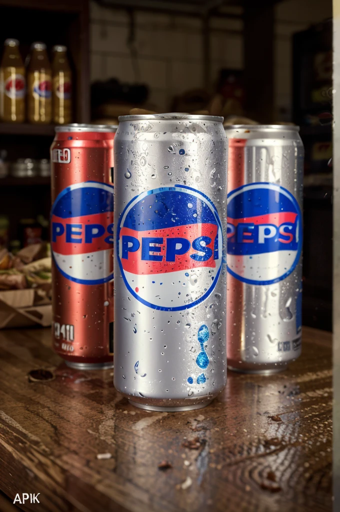 three cans of pepsi soda are lined up on a table, pepsi, dramatic product photography, commercial product photography, product photography, photograph credit: ap, soda cans, product photography 4 k, high detail product photo, by Pedro Pedraja, pbr render, 35 mm product photo”, hyperdetailed photorealism”, hyper realistic ”, hyper realistic”, “hyper realistic, fill light