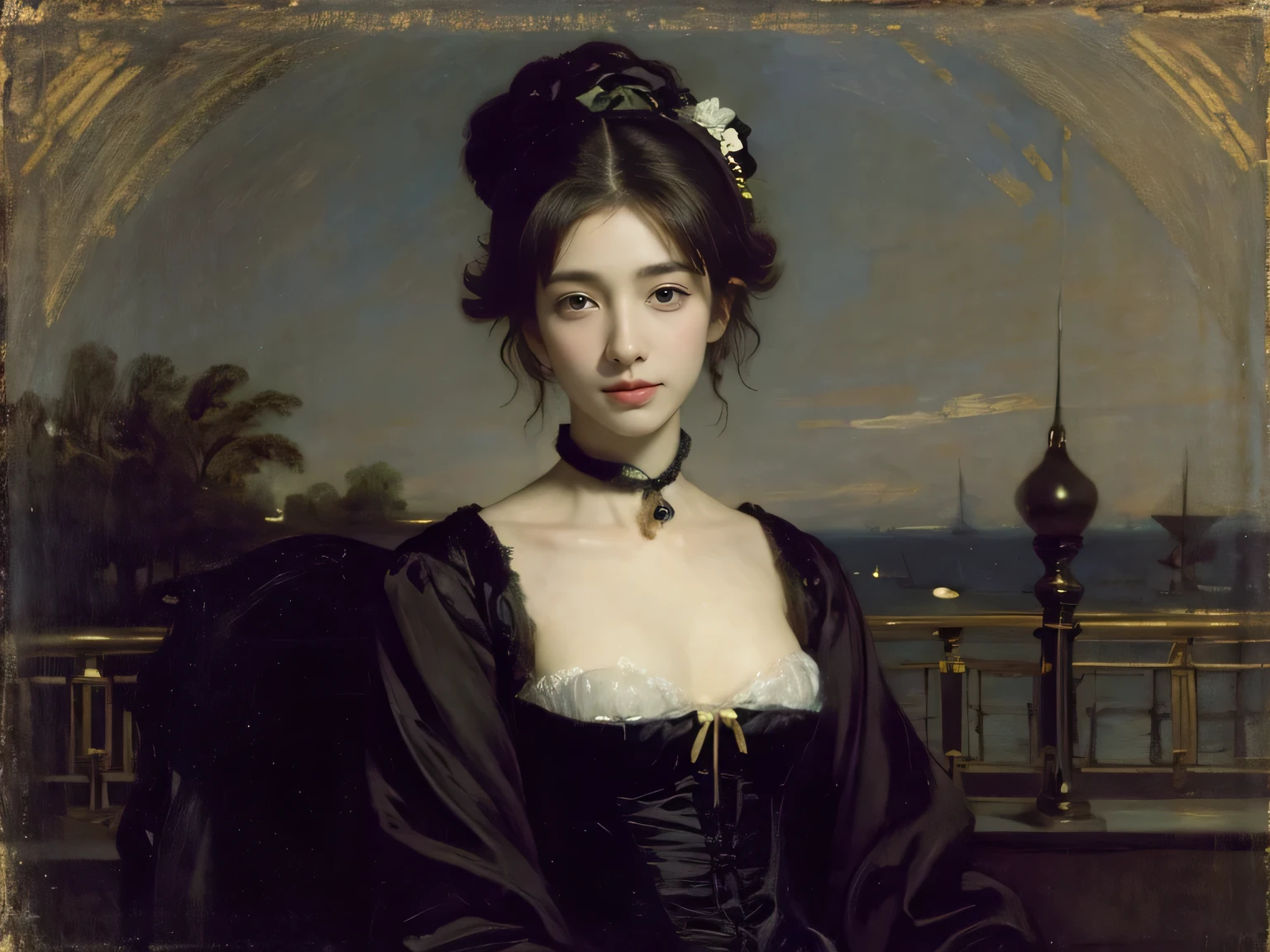 James Whistler's Nocturne.,smile,sexy