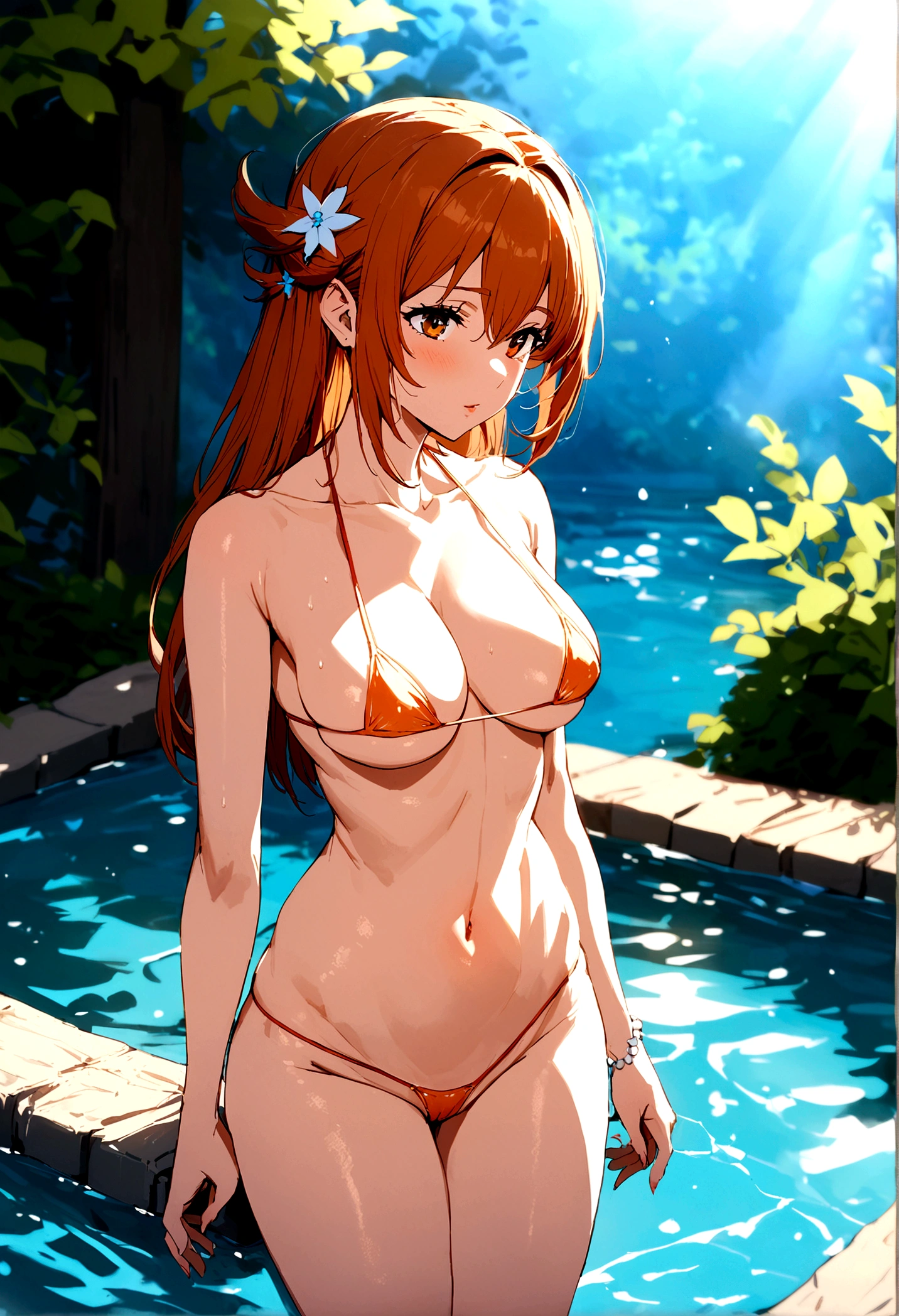 Micro Bikini hot spring sexy naked Orihime