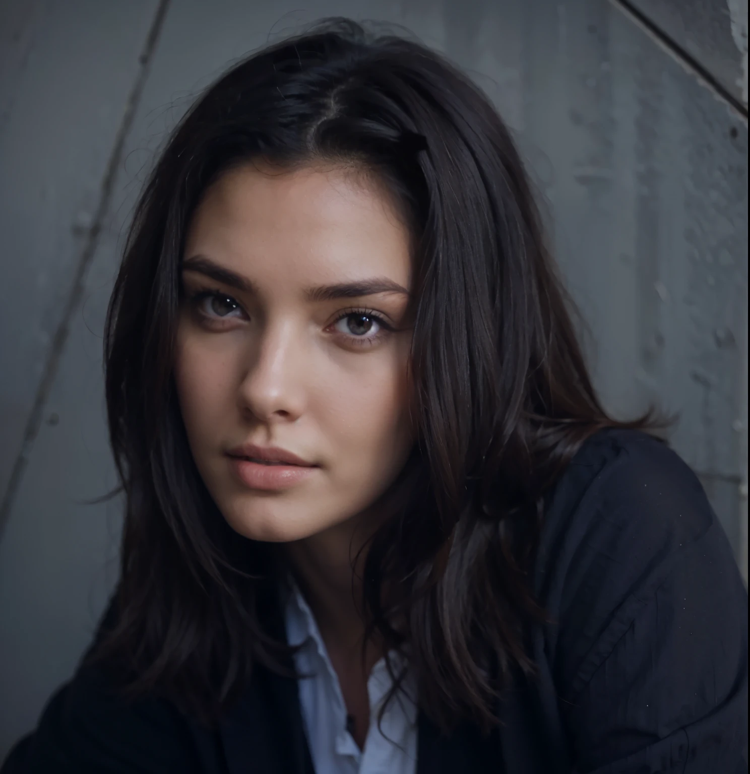 dark hair