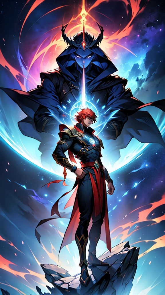 Thus, from his last seed of power, the Creator created two brothers, Alpha and Omega. These brothers had diametrically opposed but complementary powers. Alpha had the power to create, give life, and stimulate growth and evolution, while Omega had the power to destroy, curb chaos, and bring balance. With the mission of caring for the mortal world and guarding the cosmic balance, the brothers received the Creator's trust.