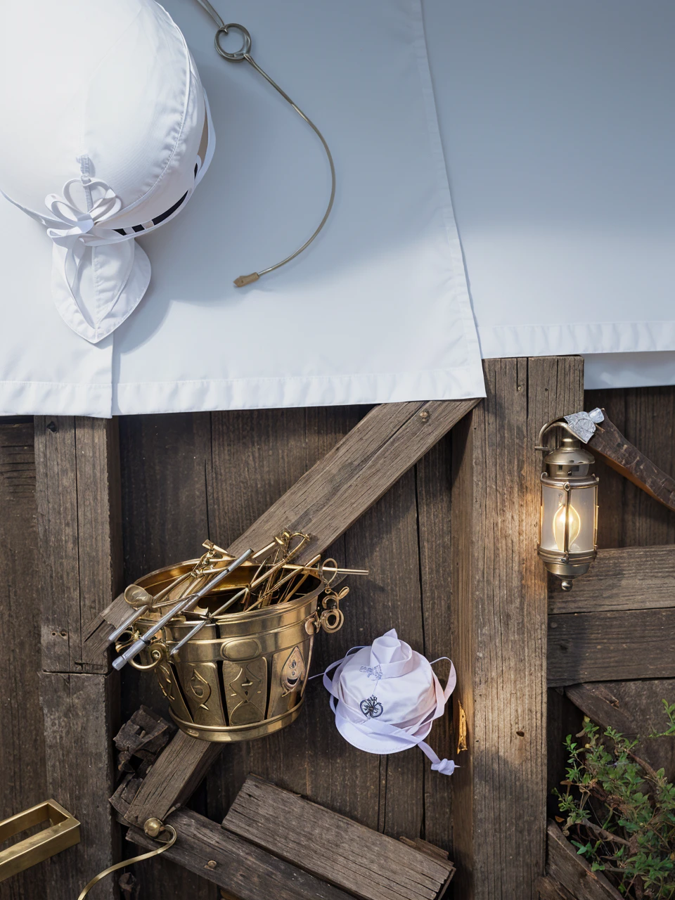 make a logo with these three elements: caduceus rod, nursing cap, and nightingale's lamp
