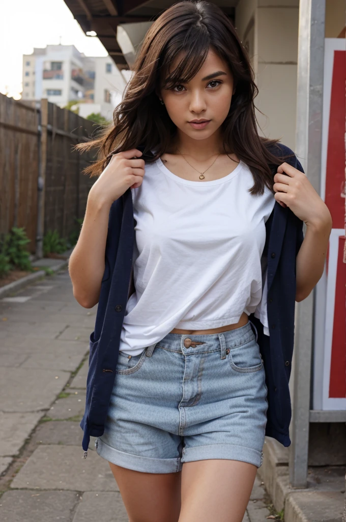 girl open the clothes