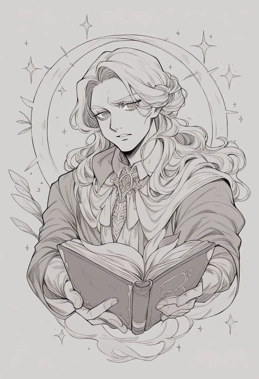 Masterpiece, coloring-book, lineart, perfect lineart, multicolor style, Castlevania character Dracula