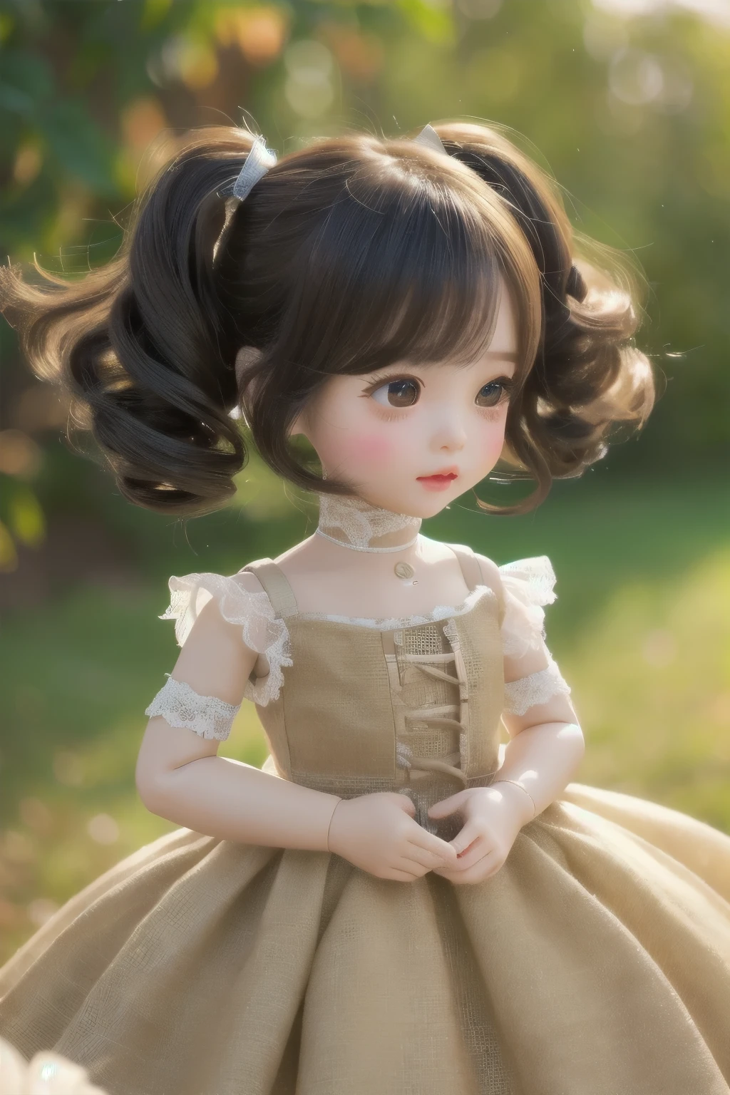 (Ultra high quality), (ultra high definition), (ultra sharpness), (8K), (a very cute brunette baby girl), (), (alone), (wearing a children'ss), (portrait), (brown eyes), (ultra detailed eyes), (ultra detailed irises), (completely identical irises), (totally normal irises), (emphasis on irises), (cheerful smile), ((totally realistic))