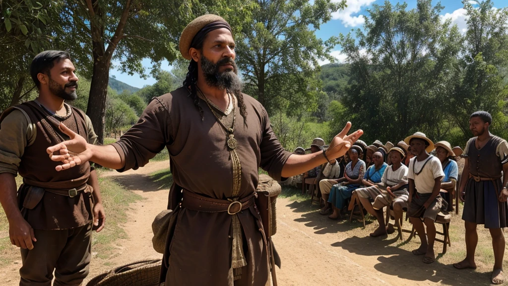 Elias shared stories of far-off lands and daring adventures, captivating the villagers with his courage and kindness.