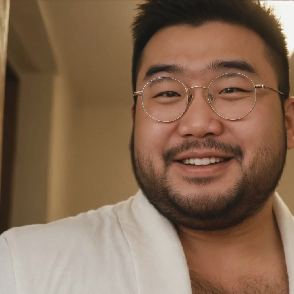Wear white underwear, stomach, Big bulge、Completely naked，whole body