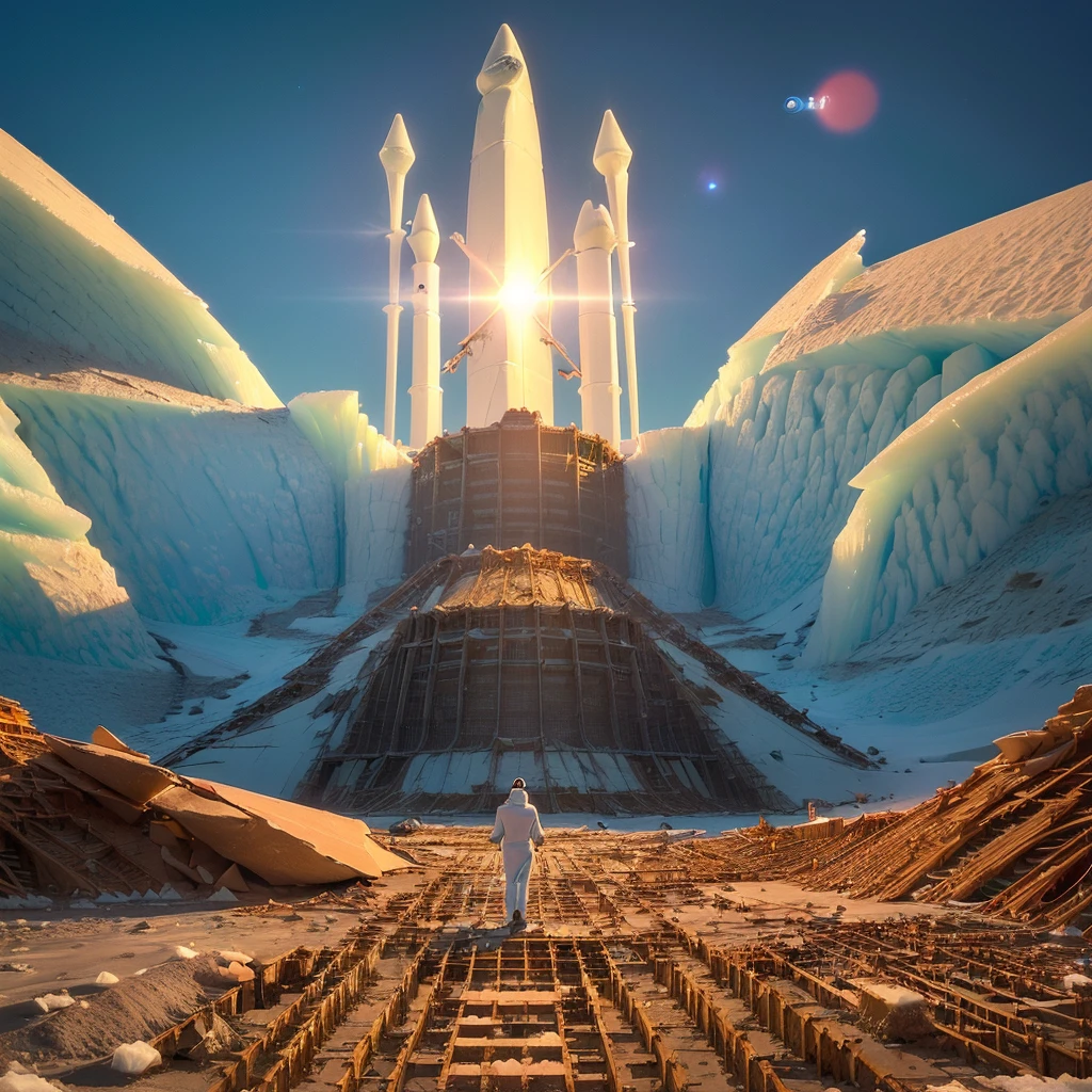 (Polar ice:1.5), (Science fiction:1.5), (Mars:1.5), (real:1.5), ((Highest quality)), ((masterpiece)), (detailed),
A quarter century has passed since the human migration plan began.。
Current status of the late immigration plan。
Newly, (development:1.5), Terraforming technology、
(New development and construction:1.8), It is being, (New Town:1.8)。
