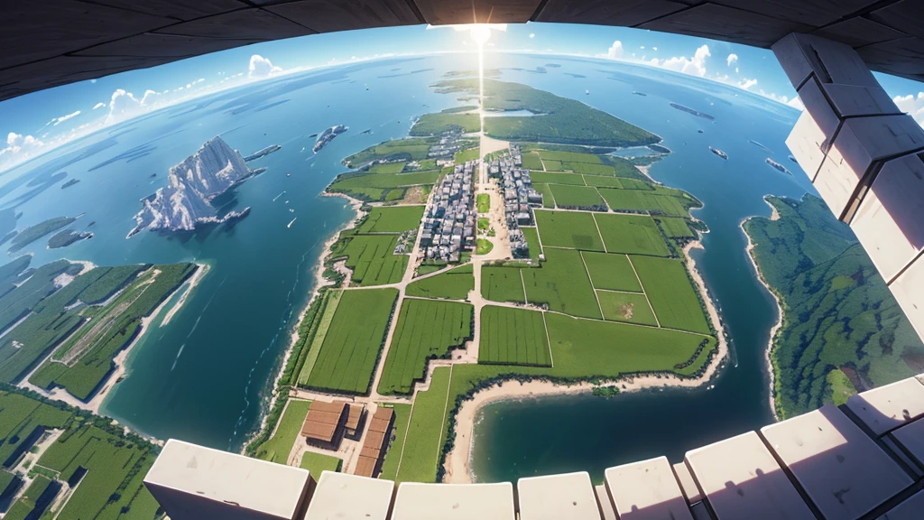 The end dimension in minecraft
